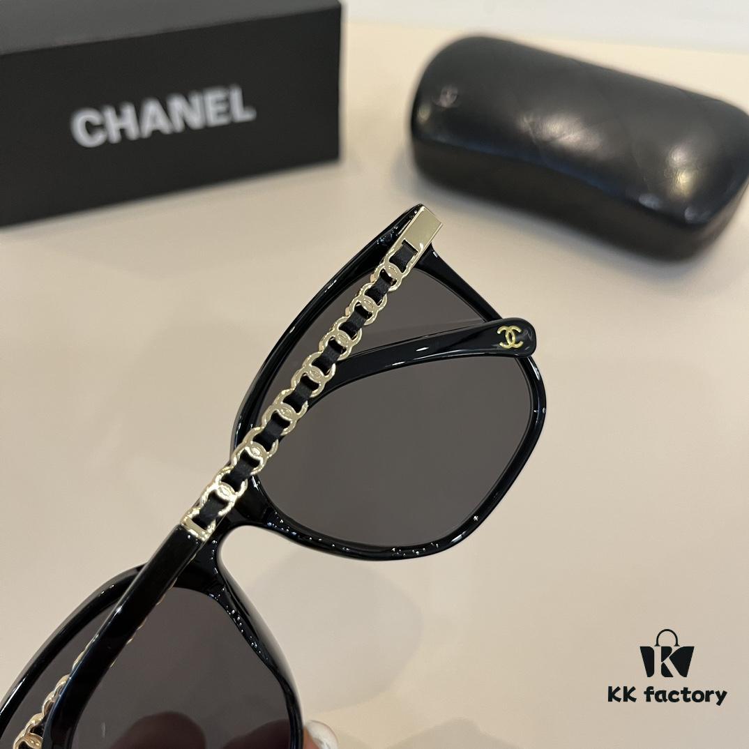 CHANEL Chanel Sunglasses🕶️ Worn by Numerous Celebrities, New Arrival Oversized Polarized Sunglasses with Ultra-Clear Lens