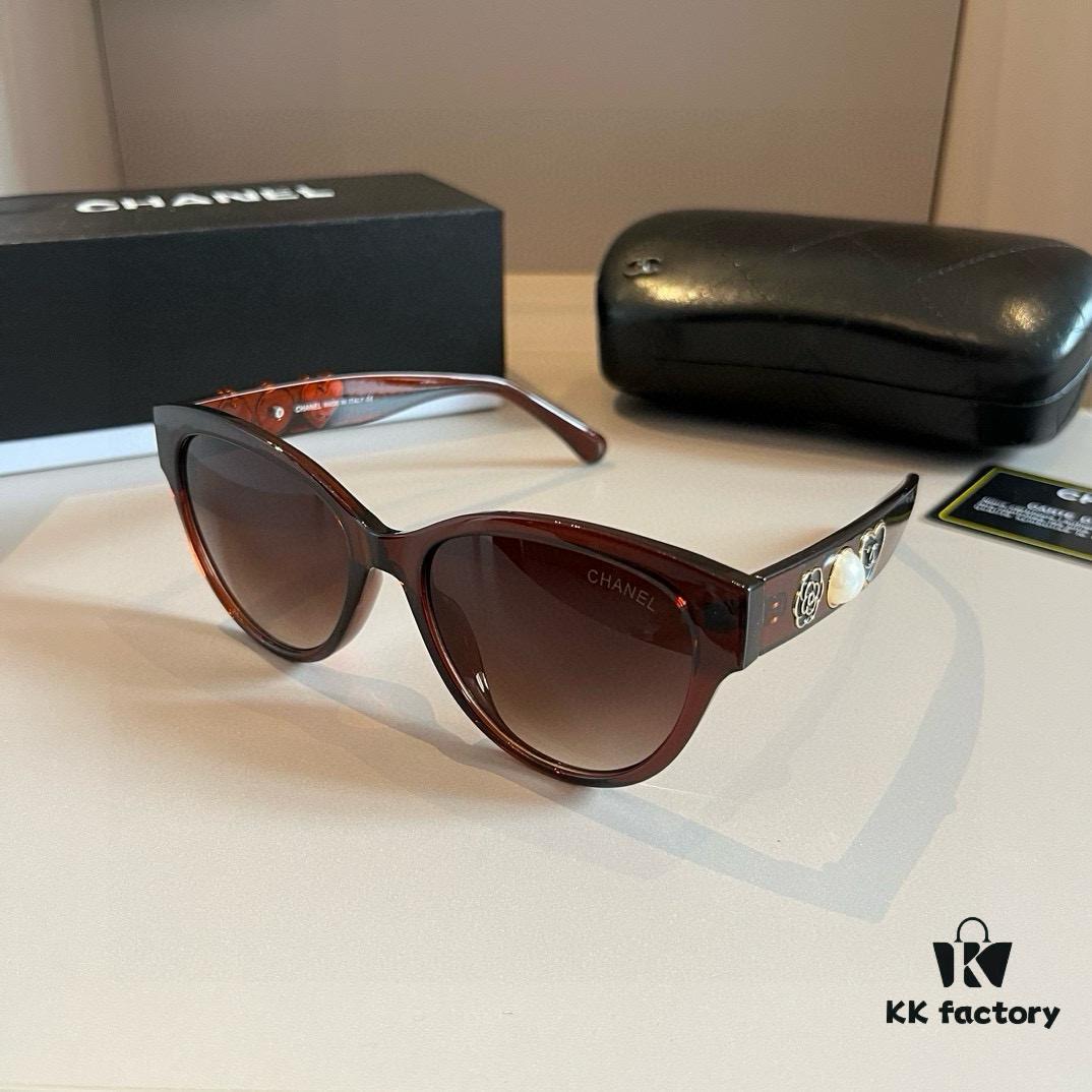 6931aa71ccd8ab3d7af9ed70 Chanel Pearl Heart-Temple Sunglasses, Official Style Custom-Made Eyewear