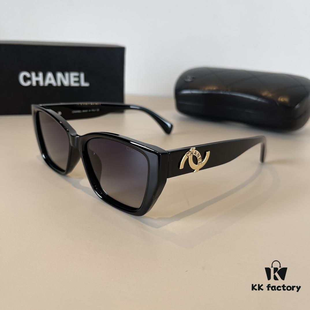 6931aa76ccd8ab3d7af9edc3 Chanel Sunglasses, Fashionable European and American Style Oversized Sunglasses, Slimming and Versatile Sun Protection Eyewear