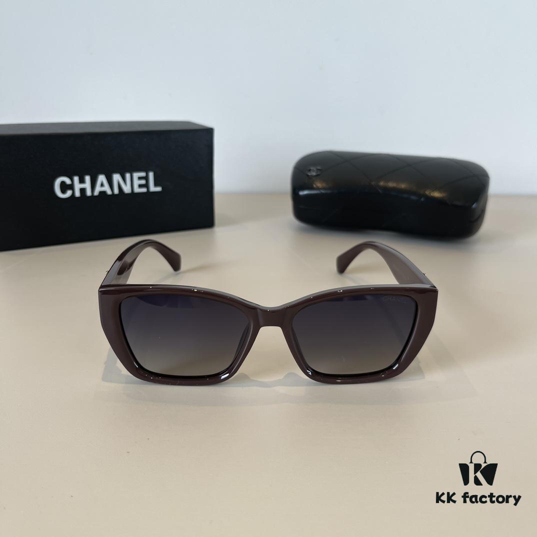 6931aa77ccd8ab3d7af9edcc Chanel Sunglasses, Fashionable European-American Style Oversized Sunglasses, Face-Framing and Slimming Design