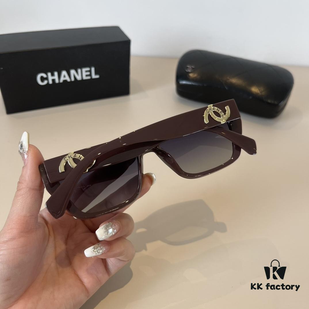 6931aa77ccd8ab3d7af9edd1 Chanel Sunglasses, Fashionable European-American Style Oversized Sunglasses, Face-Framing and Slimming Design