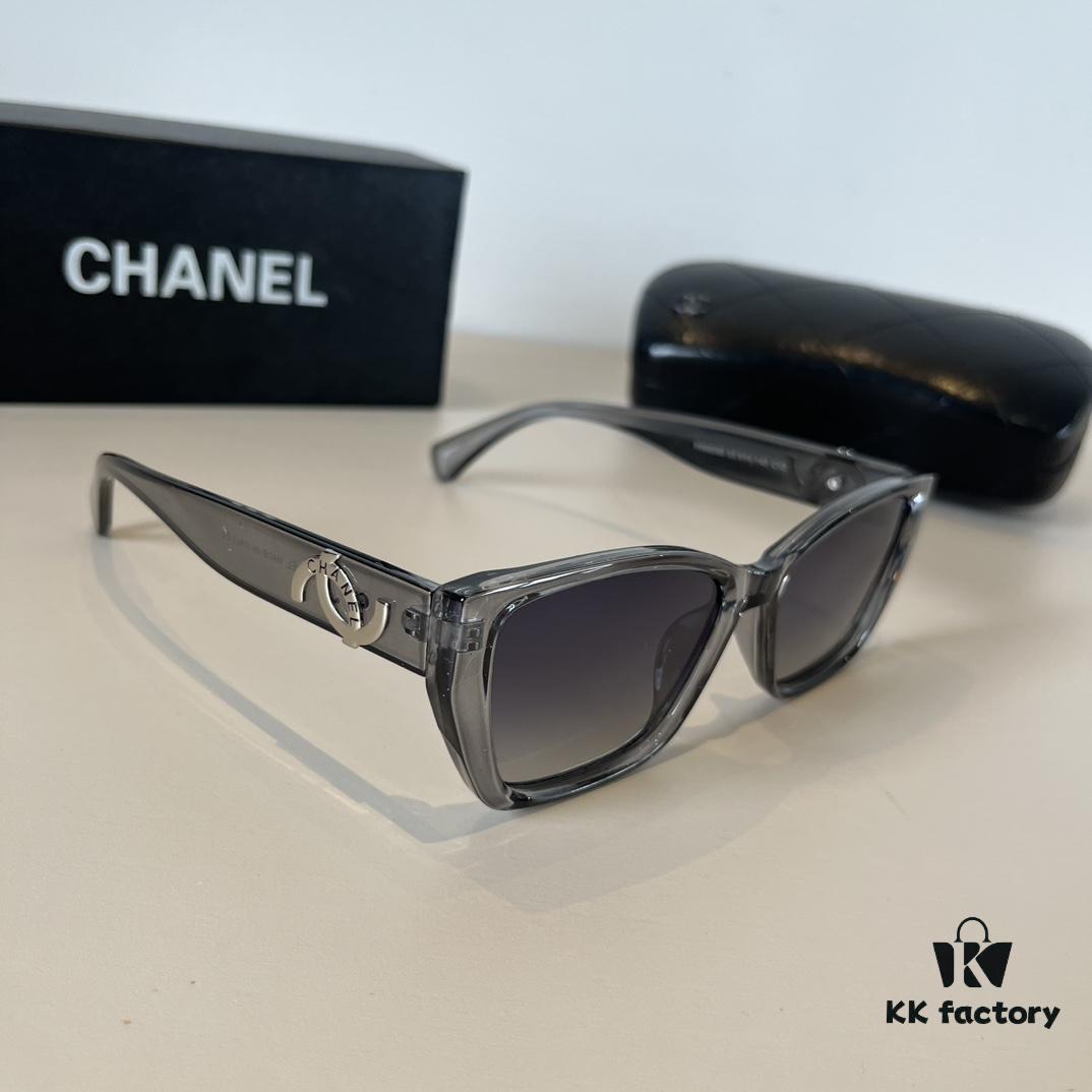 6931aa79ccd8ab3d7af9edf2 Chanel Fashion European and American Style UV Protection Sunglasses, Flattering Small-Face Oversized Sun Glasses
