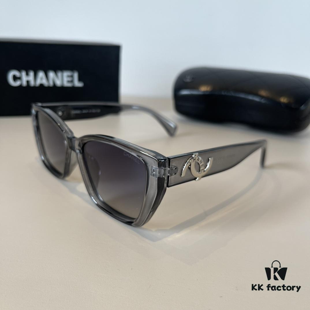 6931aa79ccd8ab3d7af9edf4 Chanel Fashion European and American Style UV Protection Sunglasses, Flattering Small-Face Oversized Sun Glasses