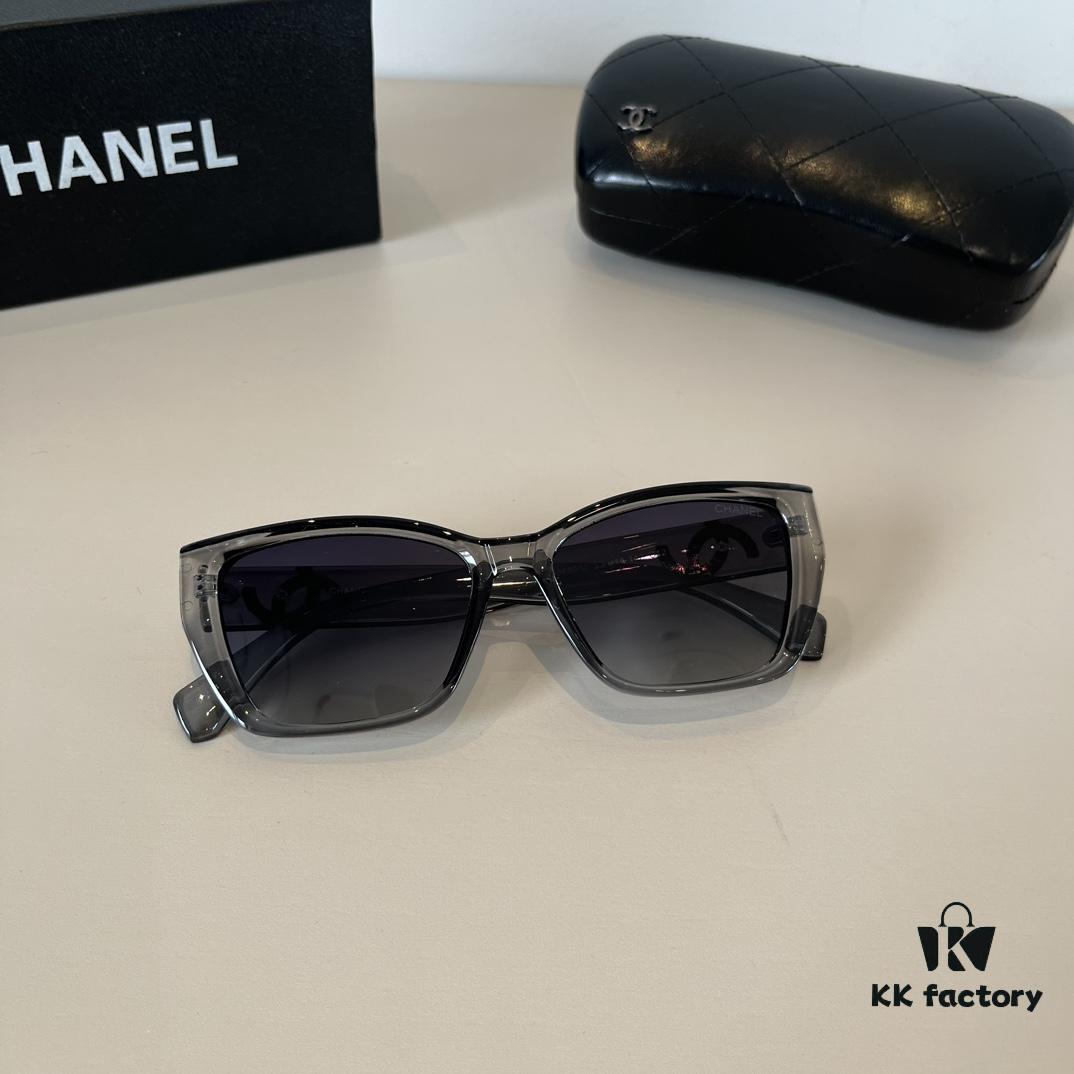 6931aa79ccd8ab3d7af9edf5 Chanel Fashion European and American Style UV Protection Sunglasses, Flattering Small-Face Oversized Sun Glasses