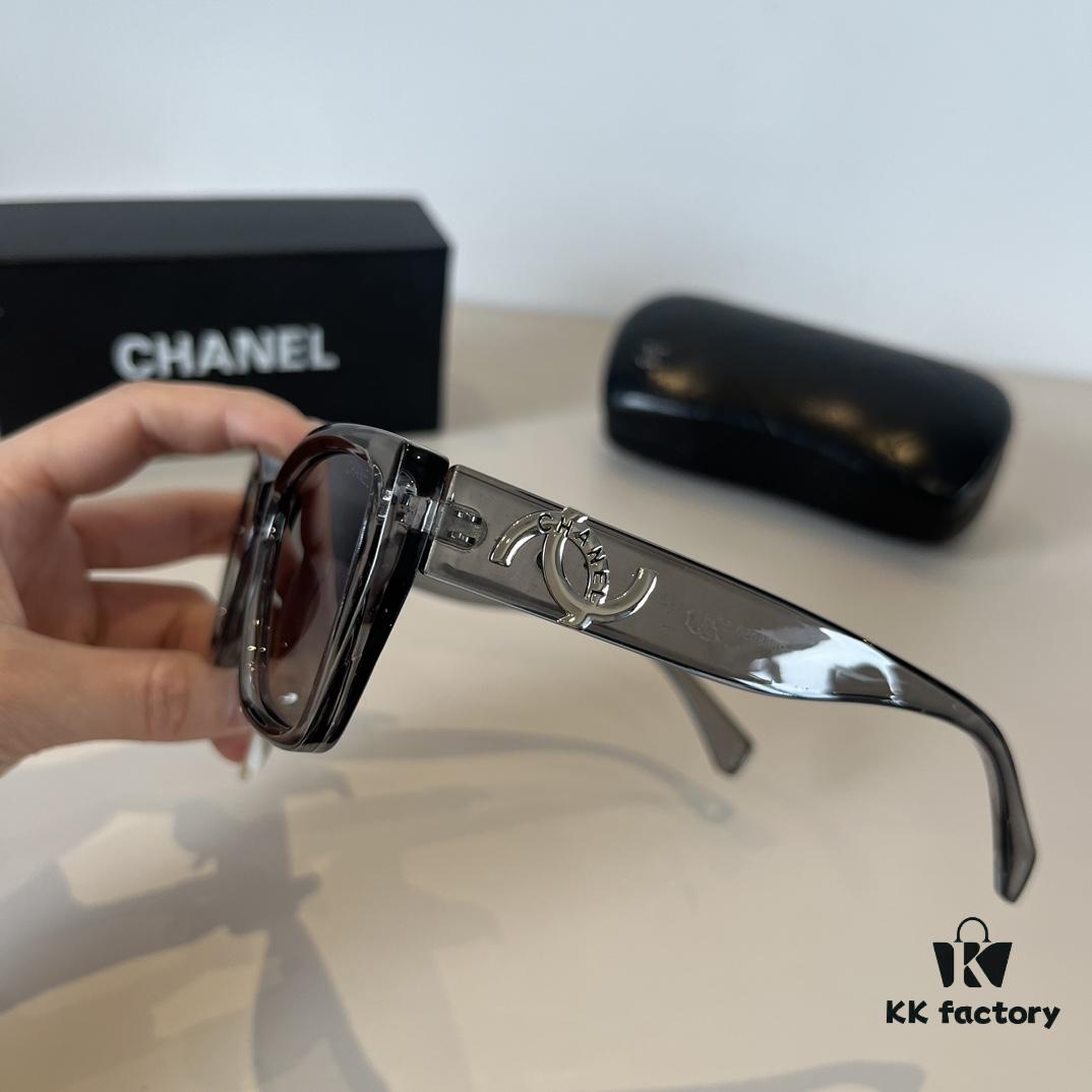 6931aa79ccd8ab3d7af9edf6 Chanel Fashion European and American Style UV Protection Sunglasses, Flattering Small-Face Oversized Sun Glasses