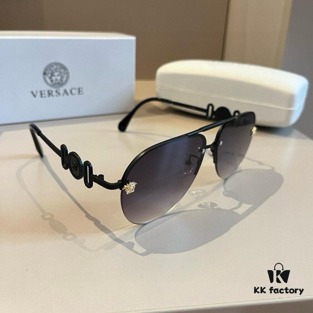 VERSACE Versace Fashion Sunglasses Unisex Polarized Sun Glasses, Stylish Face-Framing Shades for Men and Women