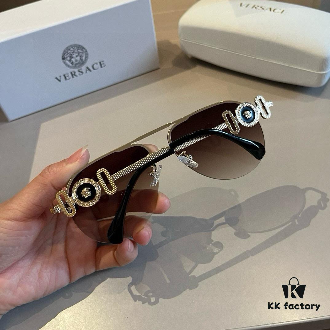 6931aa7fccd8ab3d7af9ee55 VERSACE Versace Fashion Sunglasses Unisex Polarized Sun Glasses for Men and Women Stylish UV Protection Eyewear to Complement Facial Features