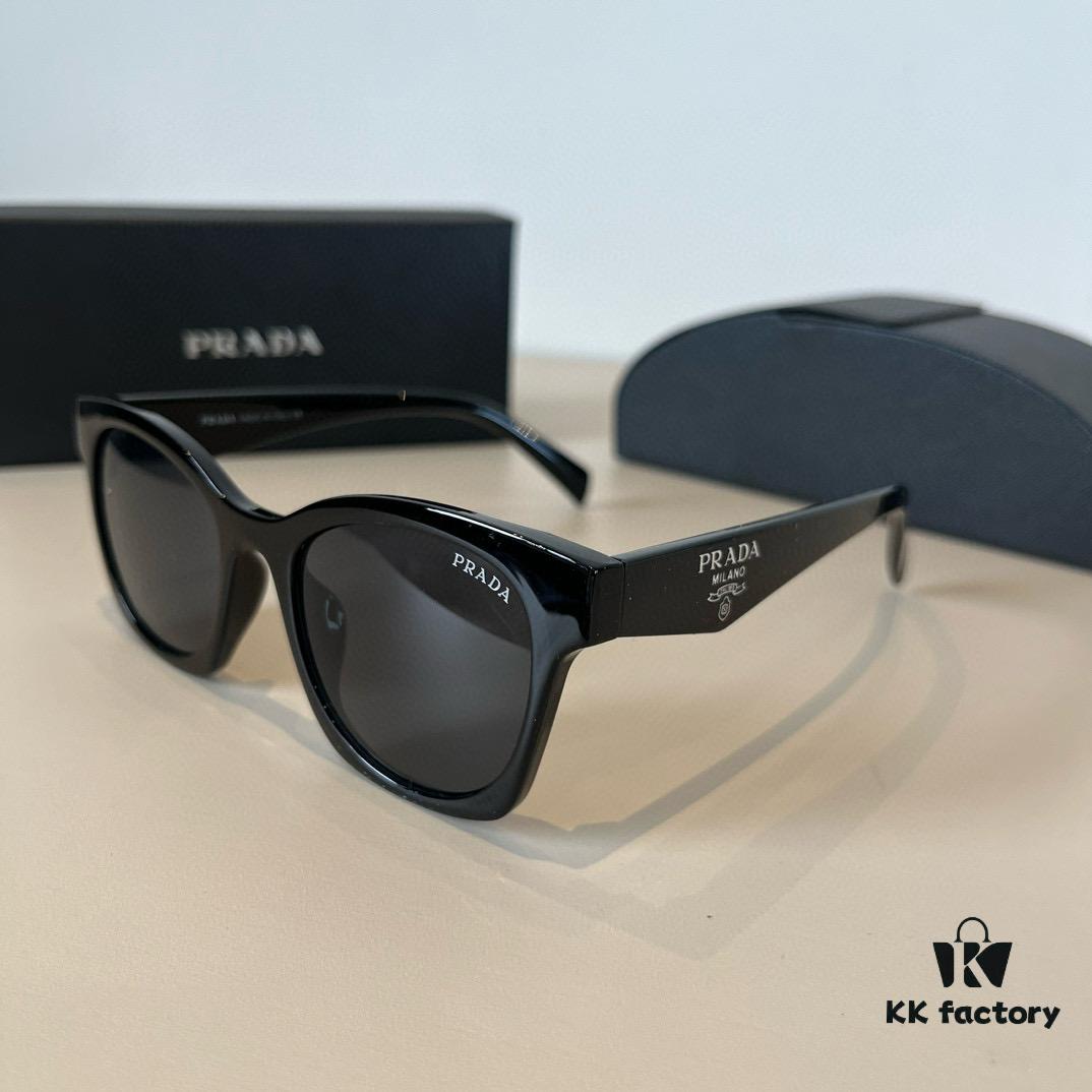 6931aa98ccd8ab3d7af9efdb Prada Rada Cat-Eye Sunglasses, Trendy Rhombus Cat-Eye Design, Wide Fit for Cheekbone Coverage, Popular Among Celebrities and Instagram Influencers