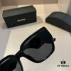 6931aaa3ccd8ab3d7af9f084 Prada Sunglasses for Women, Genuine Triangle Logo, Cai Xukun Same Style, New Trendy Square Frame Wide Temple Acetate Sunglasses