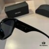 6931aaa3ccd8ab3d7af9f086 Prada Sunglasses for Women, Genuine Triangle Logo, Cai Xukun Same Style, New Trendy Square Frame Wide Temple Acetate Sunglasses