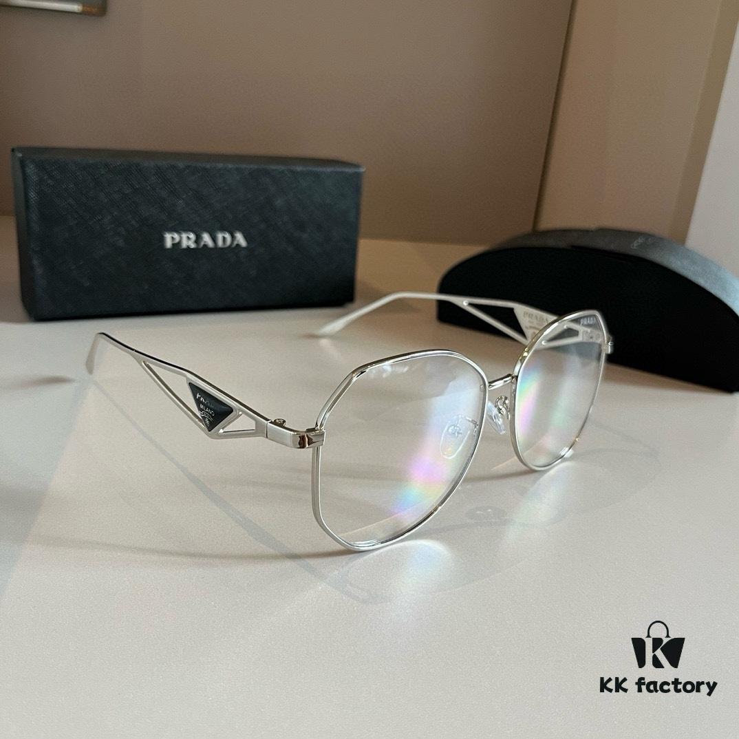 6931aaadccd8ab3d7af9f12c RADA Prada Sunglasses Pilot Double-Bridge Frog Eye Sunglasses with Triangle Logo, Unisex Sun Glasses🕶️