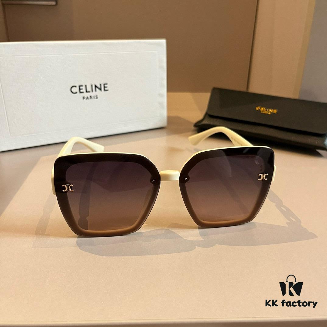 6931aaffccd8ab3d7af9f62e Celine New Archway Sunglasses with Thick Metal Temples Exude Retro Charm