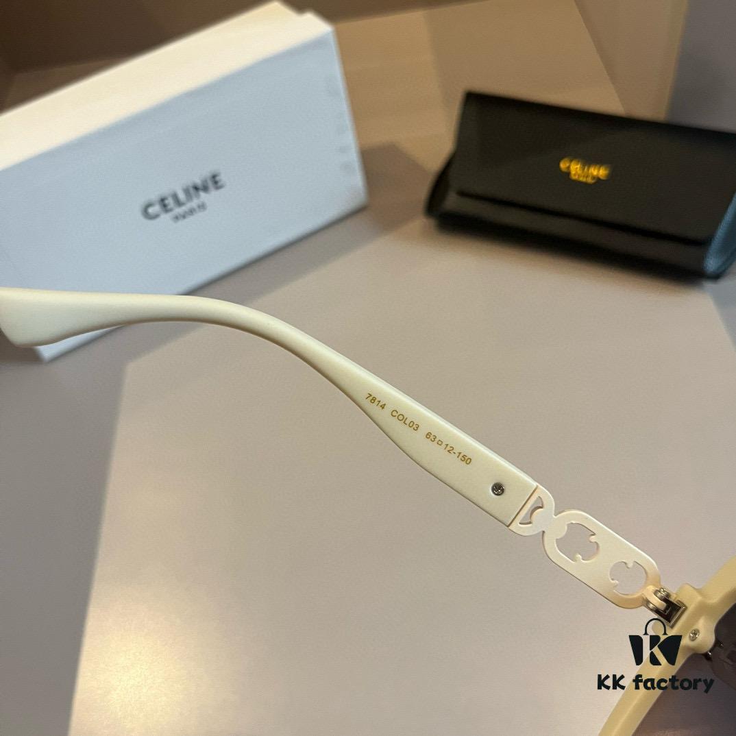 6931aaffccd8ab3d7af9f631 Celine New Archway Sunglasses with Thick Metal Temples Exude Retro Charm