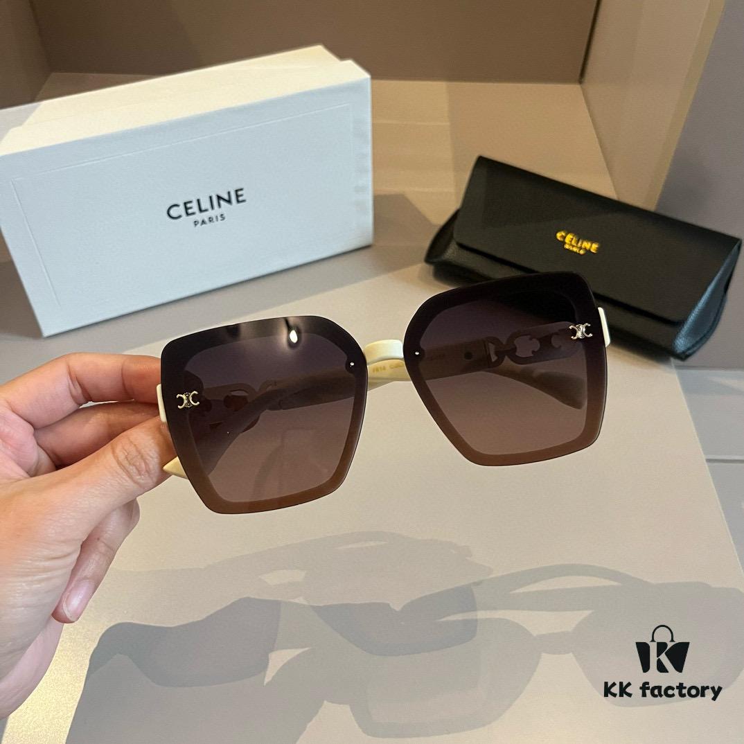 6931aaffccd8ab3d7af9f633 Celine New Archway Sunglasses with Thick Metal Temples Exude Retro Charm