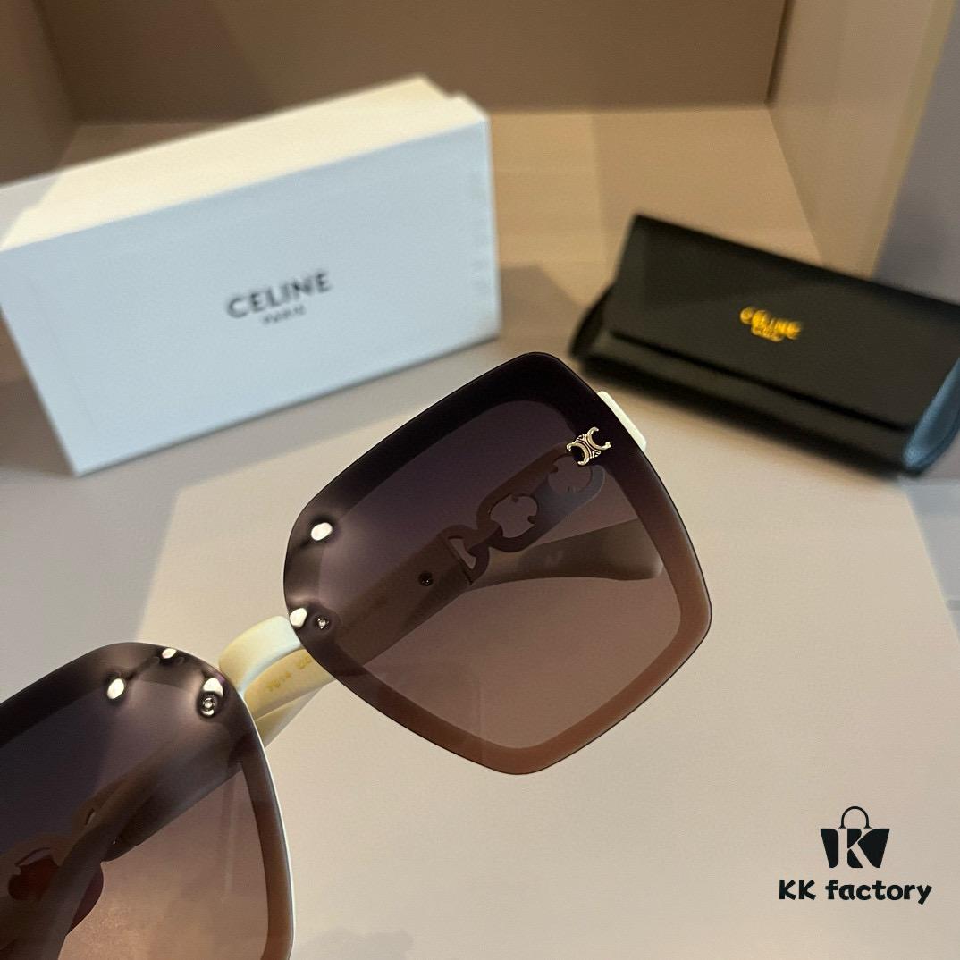 6931aaffccd8ab3d7af9f634 Celine New Archway Sunglasses with Thick Metal Temples Exude Retro Charm