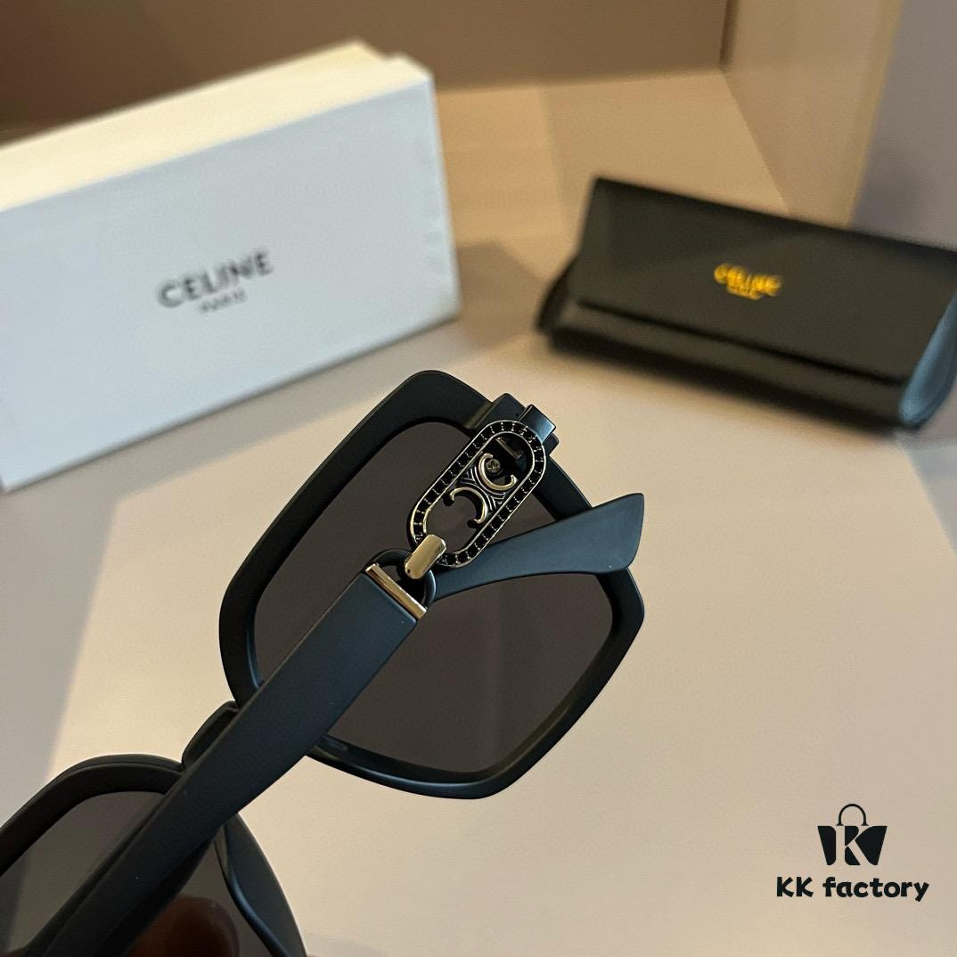 6931ab00ccd8ab3d7af9f63c Celine New Archway Sunglasses with Thick Metal Temples Exude Retro Charm