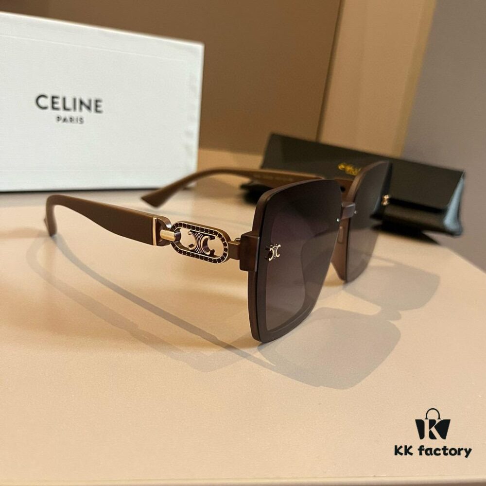 6931ab00ccd8ab3d7af9f63f Celine New Archway Sunglasses with Thick Metal Temples Exude Retro Charm
