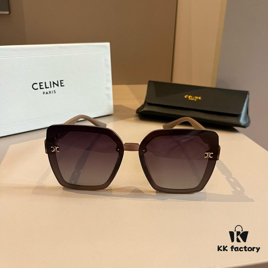 6931ab00ccd8ab3d7af9f640 Celine New Archway Sunglasses with Thick Metal Temples Exude Retro Charm