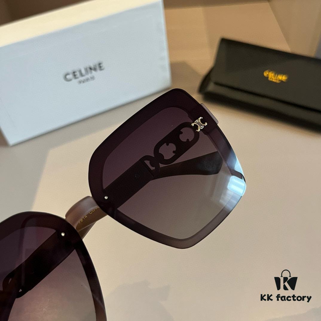 6931ab00ccd8ab3d7af9f643 Celine New Archway Sunglasses with Thick Metal Temples Exude Retro Charm