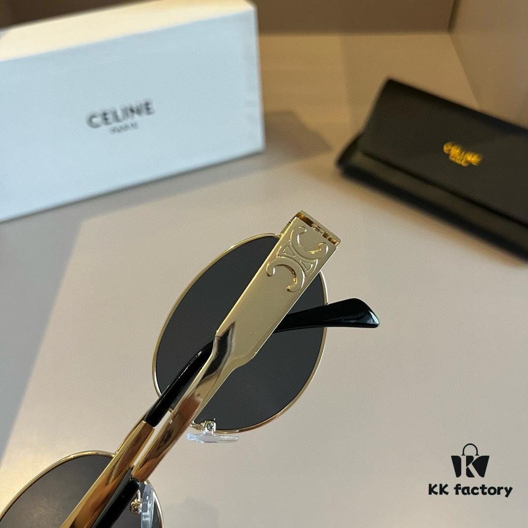 6931ab04ccd8ab3d7af9f67e Lisa's Same Celine Retro Round-frame Sunglasses, the 'Sailor Moon' Style, Also Known as the Triumph Arch Series, Always Popular and Hard to Get
