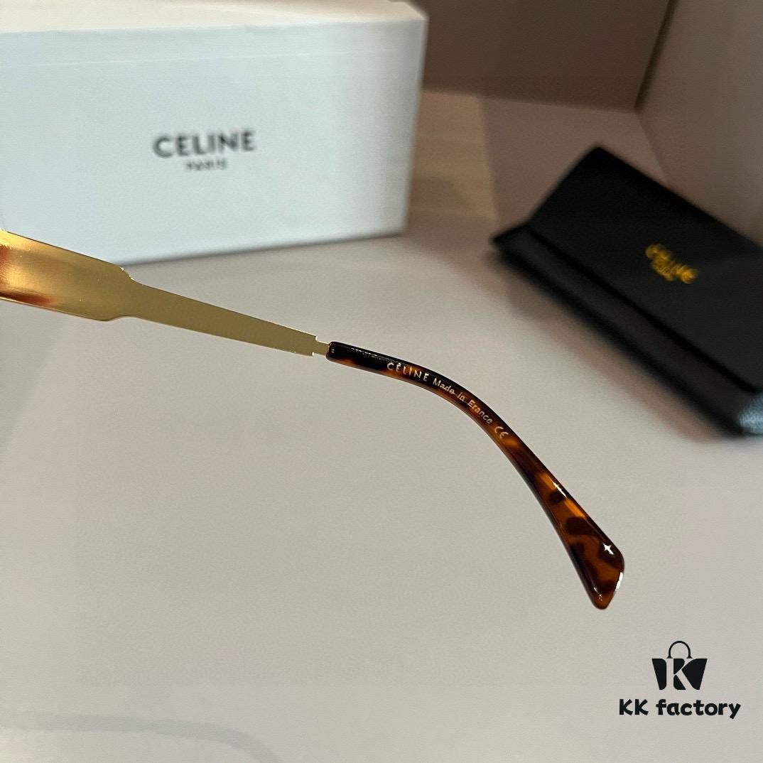 Celine Retro Round Frame Sunglasses, a Classic Arc de Triomphe Design Always in High Demand