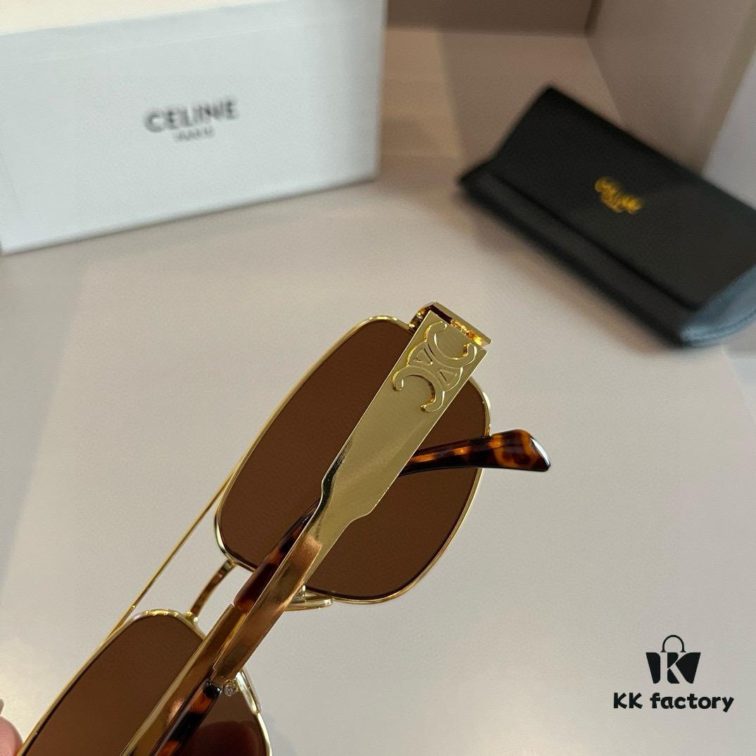 6931ab13ccd8ab3d7af9f75b Celine Retro Small Round Sunglasses, Classic Arc de Triomphe Style, Low-Key and Timeless Design