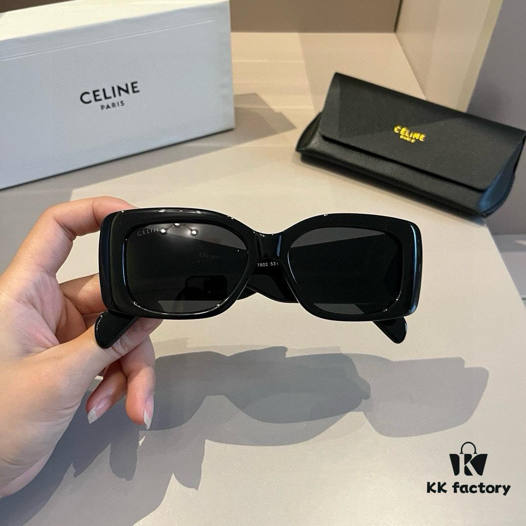 6931ab1bccd8ab3d7af9f7cb Celine New Women's Sunglasses, Large Temple Design, Elegant High-End Sunglasses