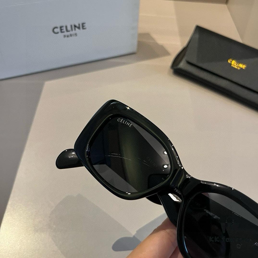 6931ab1bccd8ab3d7af9f7d1 Celine New Women's Sunglasses, Large Temple Design, Elegant High-End Sunglasses