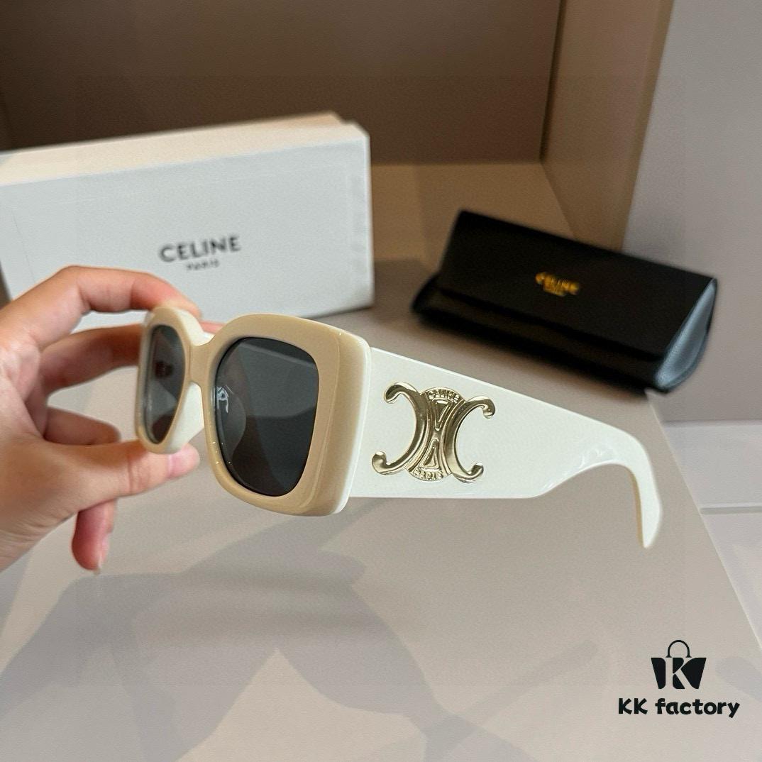 6931ab1bccd8ab3d7af9f7d7 Celine New Women's Sunglasses with Oversized Temples, Elegant and Sophisticated Ladylike Style