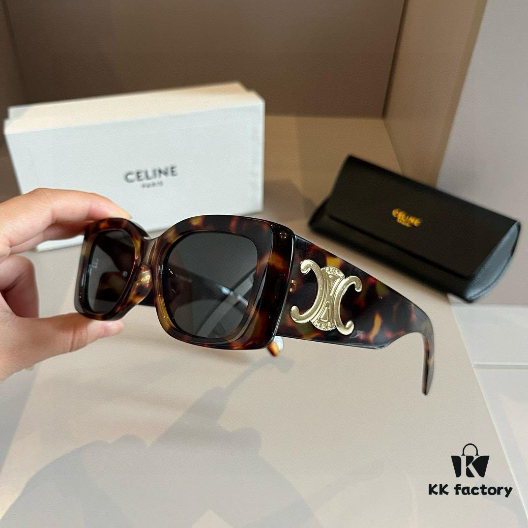6931ab22ccd8ab3d7af9f83f Celine New Women's Sunglasses, Large Temple Design, Elegant and Sophisticated Style
