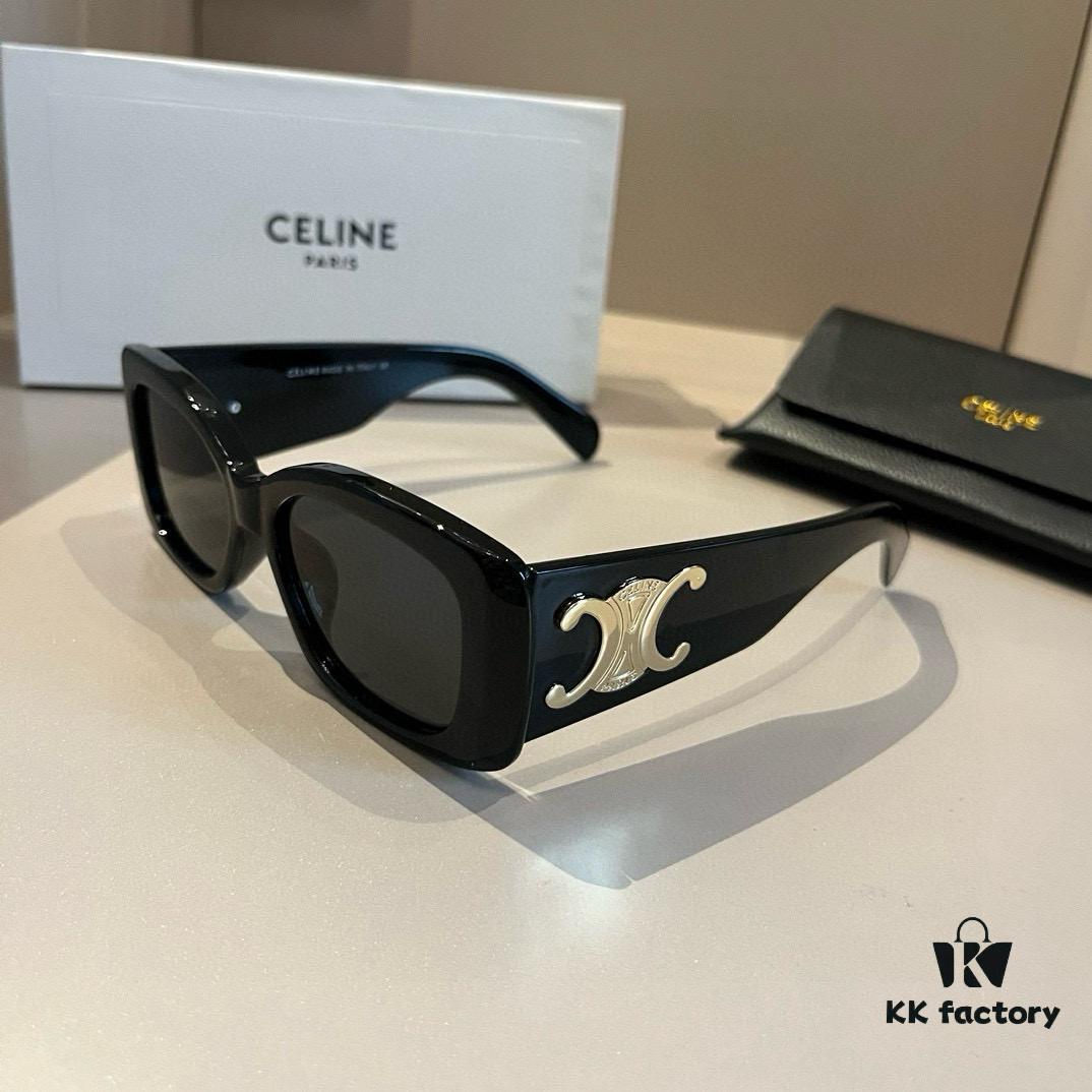 6931ab23ccd8ab3d7af9f854 Celine New Women's Sunglasses, Large Temple Design, Elegant and Sophisticated Style