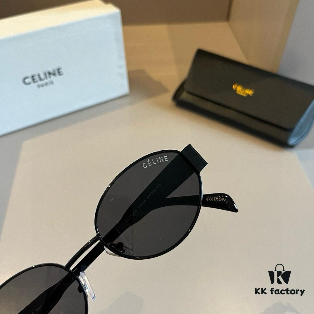 6931ab28ccd8ab3d7af9f894 Lisa's Same Celine Retro Round-Framed Sunglasses, the 'Egg Superman' Style, Always Popular with the Arc de Triomphe Design, Hard to Get