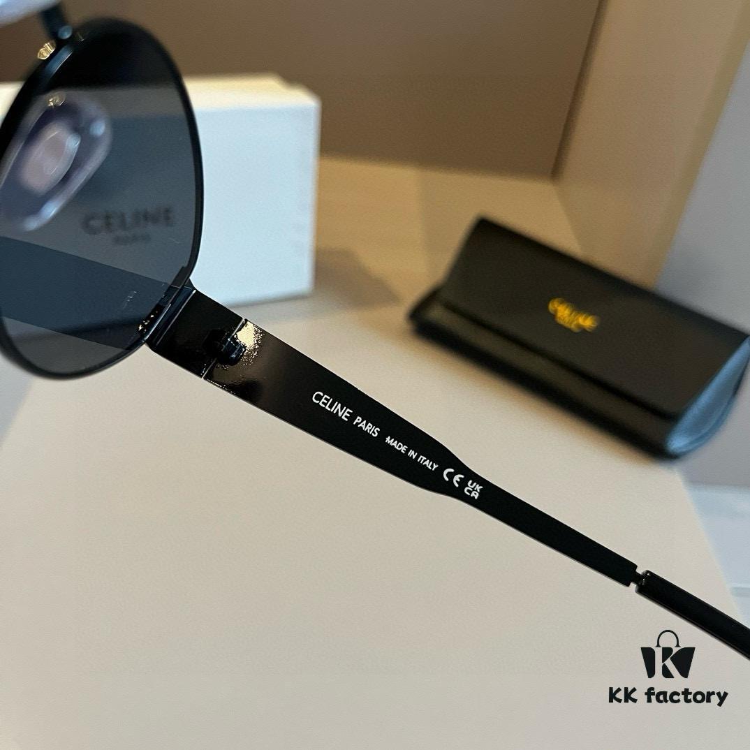 6931ab28ccd8ab3d7af9f895 Lisa's Same Celine Retro Round-Framed Sunglasses, the 'Egg Superman' Style, Always Popular with the Arc de Triomphe Design, Hard to Get