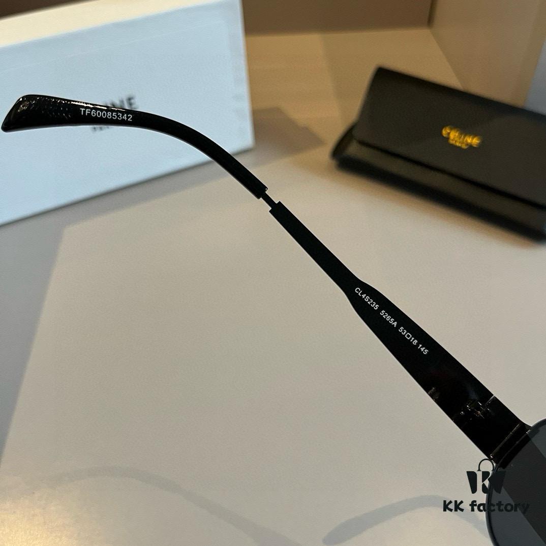 6931ab28ccd8ab3d7af9f896 Lisa's Same Celine Retro Round-Framed Sunglasses, the 'Egg Superman' Style, Always Popular with the Arc de Triomphe Design, Hard to Get