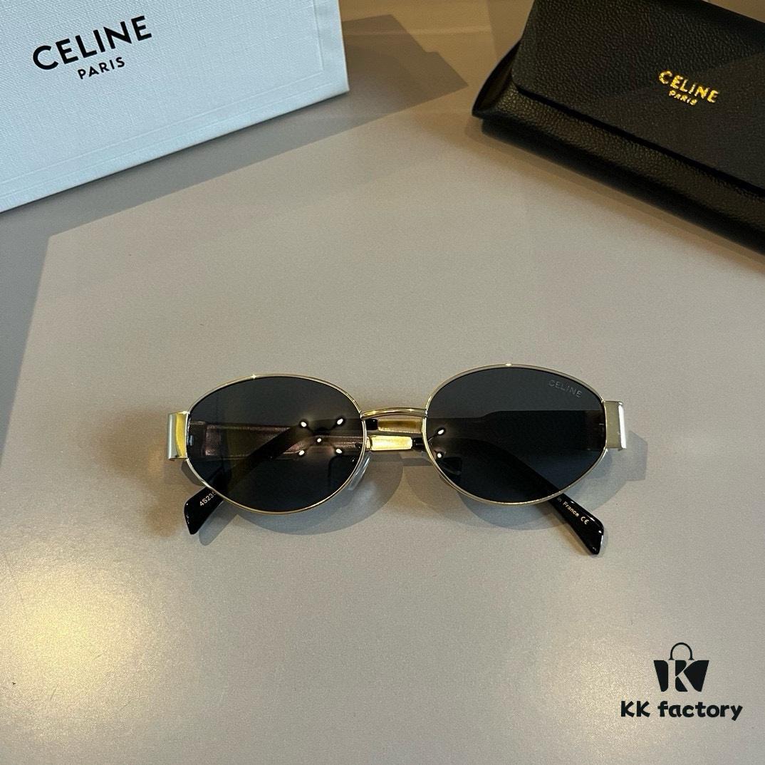 6931ab2dccd8ab3d7af9f8e9 Lisa's Same Celine Retro Round-frame Sunglasses, the 'Egg Superman' Style from Celine, Known as the Arc de Triomphe Model, Always Popular and Hard to Get