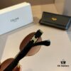 6931ab3fccd8ab3d7af9f9f3 Celine New Archlight Sunglasses CL40222U, Same as Lisa's Oval Frame with Thick Metal Temples Exuding a Retro Vibe