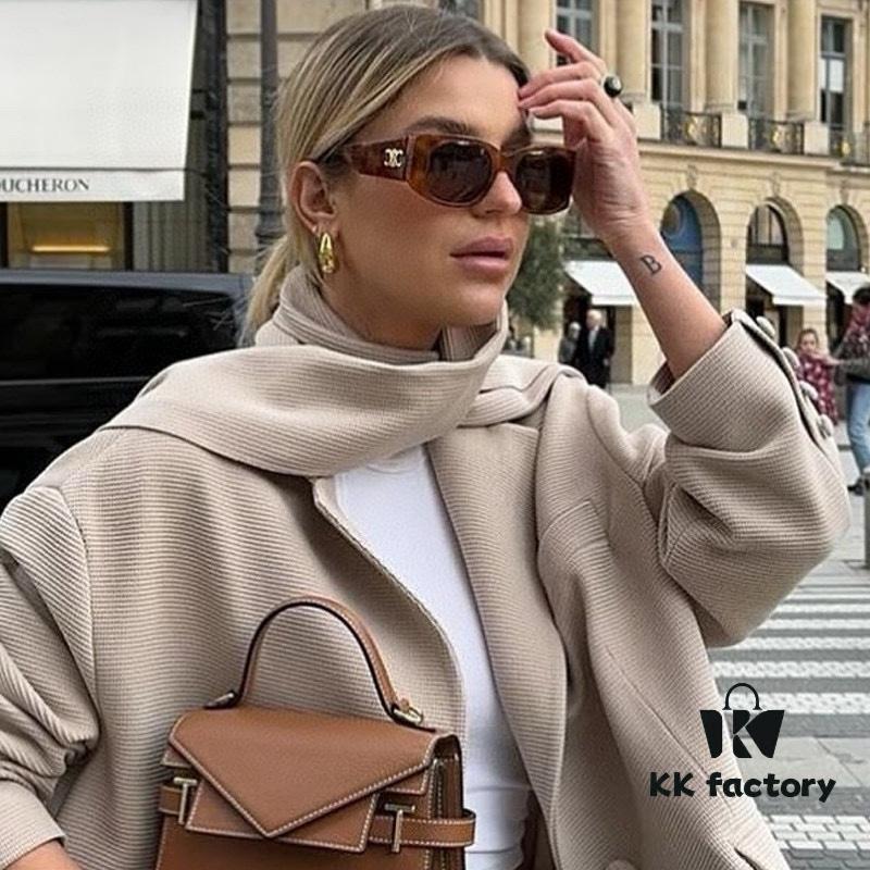 6931ab43ccd8ab3d7af9fa23 Celine New Women's Sunglasses, Large Temple Design, Luxury Aristocratic Style Sunglasses
