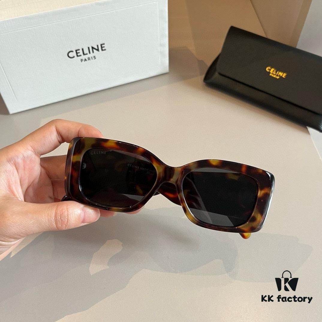 6931ab43ccd8ab3d7af9fa28 Celine New Women's Sunglasses, Large Temple Design, Luxury Aristocratic Style Sunglasses