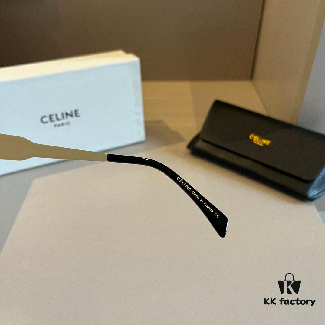 Lisa's Same Celine Retro Round-Framed Sunglasses, Known as the 'Egg Superman' Style, Also Called the Arc de Triomphe Series, Always Popular and Hard to Get