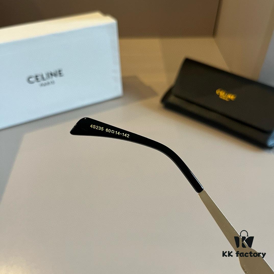 Lisa's Same Celine Retro Round-Framed Sunglasses, Known as the 'Egg Superman' Style, Also Called the Arc de Triomphe Series, Always Popular and Hard to Get