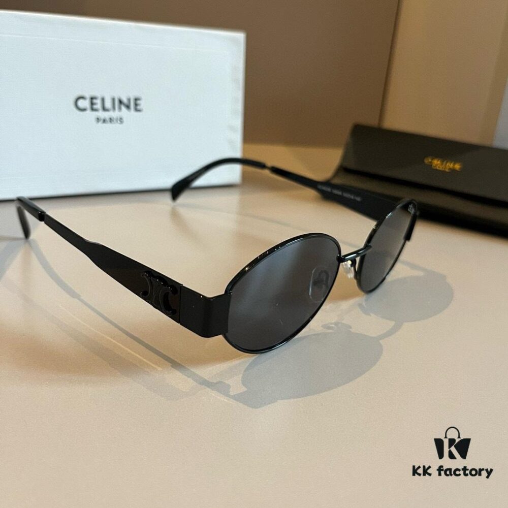 6931ab49ccd8ab3d7af9fa7e Lisa's Same Celine Retro Round-Framed Sunglasses, the 'Egg Superman' Style from Celine, Also Known as the Arc de Triomphe Model, Has Been Highly Popular and Hard to Get