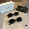 6931ab4bccd8ab3d7af9fa9b Celine New Archway Sunglasses with Bold Metal Temples Exuding Retro Charm
