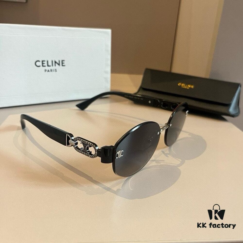 6931ab4bccd8ab3d7af9fa9d Celine New Archway Sunglasses with Bold Metal Temples Exude Retro Charm