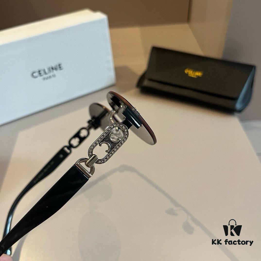 6931ab4bccd8ab3d7af9fa9e Celine New Archway Sunglasses with Bold Metal Temples Exude Retro Charm