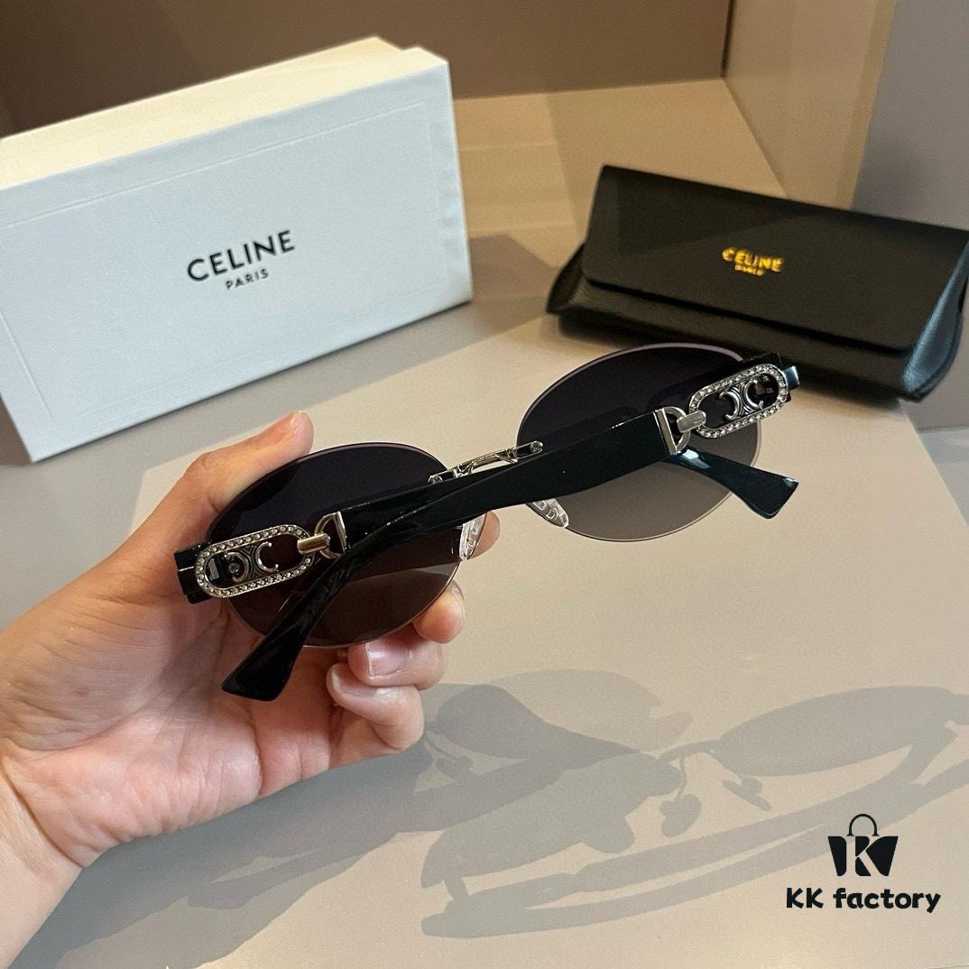6931ab4cccd8ab3d7af9faa2 Celine New Archway Sunglasses with Bold Metal Temples Exude Retro Charm