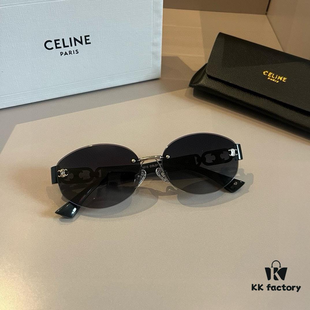 6931ab4cccd8ab3d7af9faa4 Celine New Archway Sunglasses with Bold Metal Temples Exude Retro Charm