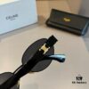 6931ab4cccd8ab3d7af9faab Celine New Archlight Sunglasses CL40222U, Same as Lisa's Oval Frame with Thick Metal Temples, Exuding a Vintage Vibe
