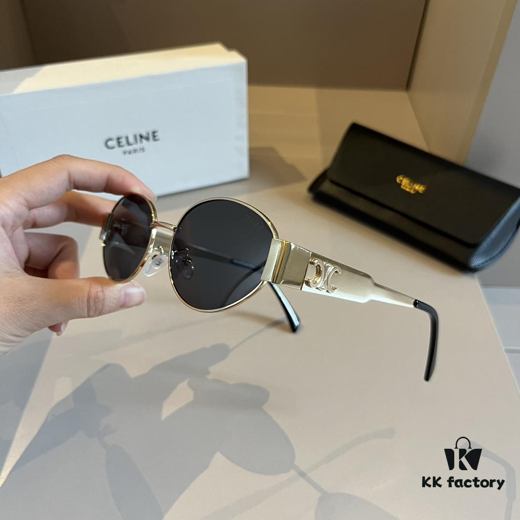 6931ab4dccd8ab3d7af9fabb Lisa's Same Celine Retro Round-frame Sunglasses, the 'Egg Superman' Style from Celine, Always Popular and Hard to Get