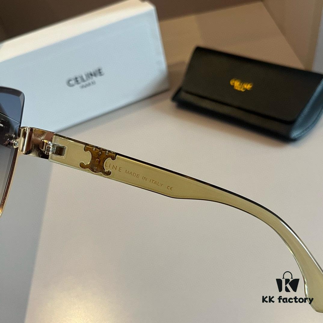 CELINE Women's Sunglasses, Highly Textured, HD Lenses, Stylish and Versatile