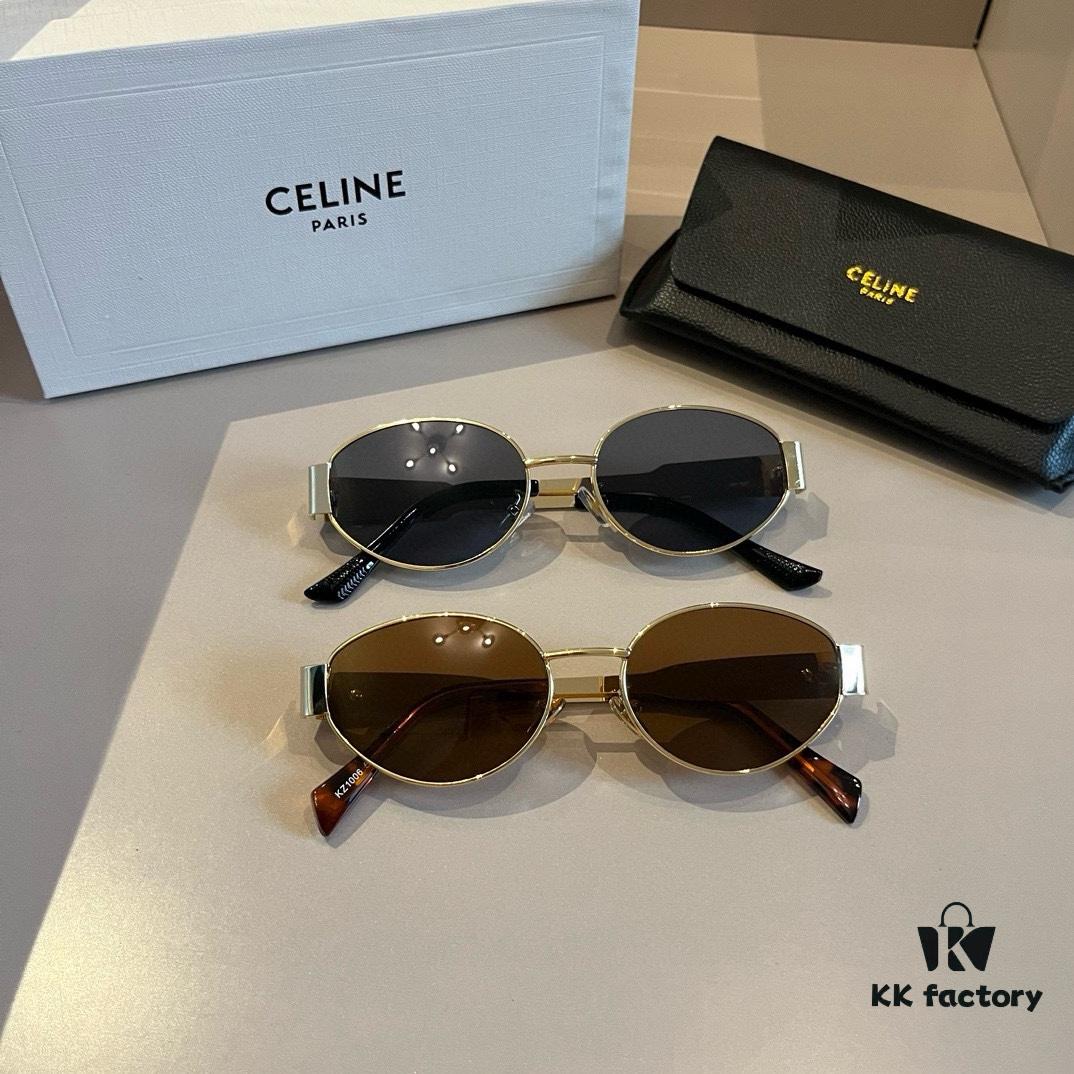 6931ab5fccd8ab3d7af9fbc5 Lisa's Same Celine Retro Round-frame Sunglasses, the 'Egg Superman' Style from Celine, Also Known as the Arc de Triomphe Model, Has Been Highly Popular and Hard to Get